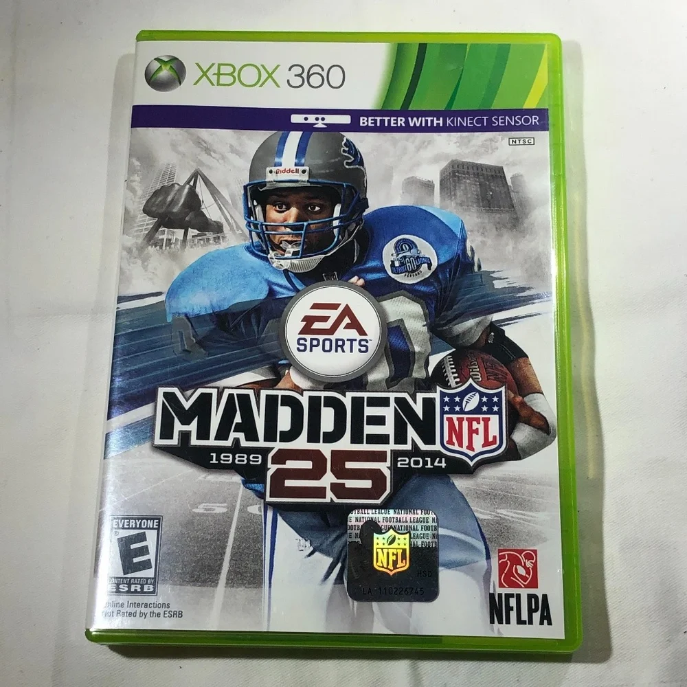 XBOX 360 EA SPORTS MADDEN NFL 25TH ANNIVERSARY